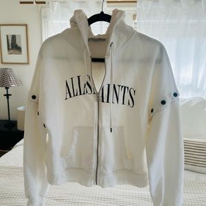 Women’s All Saints zip up hoodie size M like new